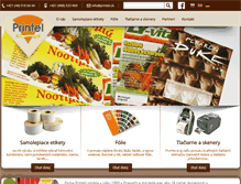 Tablet Screenshot of printel.sk
